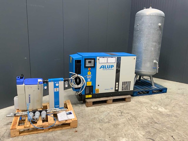 2016 alup allegro14p luchtcompressor set - afbeelding 1 van  7