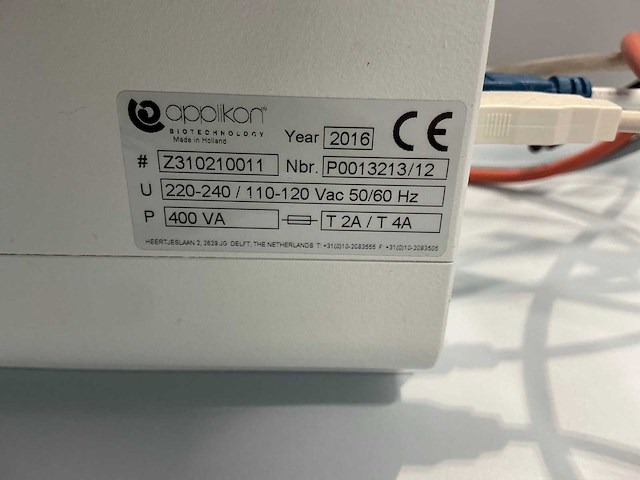 2016 applikon my-control kleine bioreactor (3x) - afbeelding 2 van  17