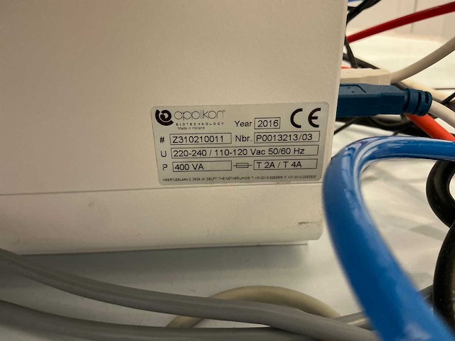 2016 applikon my-control kleine bioreactor (3x) - afbeelding 9 van  15