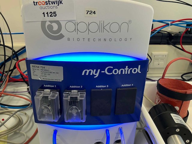 2016 applikon my-control kleinschalige bioreactor - afbeelding 5 van  10