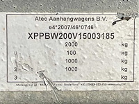 2016 atec eb2 2-1 dubbelas aanhangwagen - afbeelding 11 van  19
