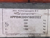 2016 atec eb2 2-1 dubbelas aanhangwagen - afbeelding 11 van  19