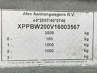 2016 atec eb2 2-1 dubbelas aanhangwagen - afbeelding 11 van  19