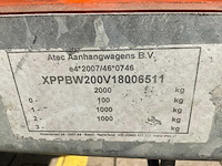 2016 atec eb2 2-1 dubbelas aanhangwagen - afbeelding 7 van  15