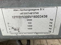 2016 atec eb2 2-1 dubbelas aanhangwagen - afbeelding 11 van  19
