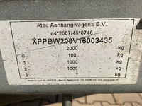 2016 atec eb2 2-1 dubbelas aanhangwagen - afbeelding 9 van  17