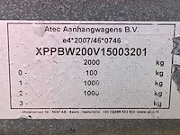 2016 atec eb2 2-1 dubbelas aanhangwagen - afbeelding 11 van  19