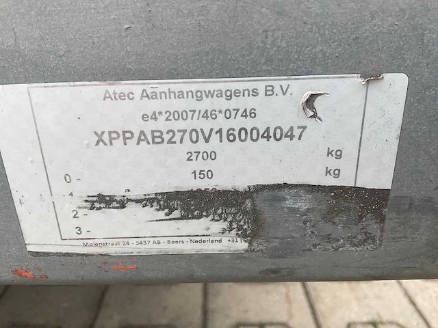 2016 atec q2-2 auto transporter aanhangwagen - afbeelding 14 van  21