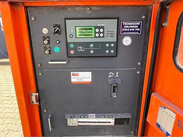 2016 atlas copco / grupos electrogenos europa qas 60 st3 stroom aggregaat - afbeelding 3 van  25