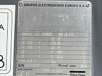 2016 atlas copco / grupos electrogenos europa qas 60 st3 stroom aggregaat - afbeelding 16 van  23