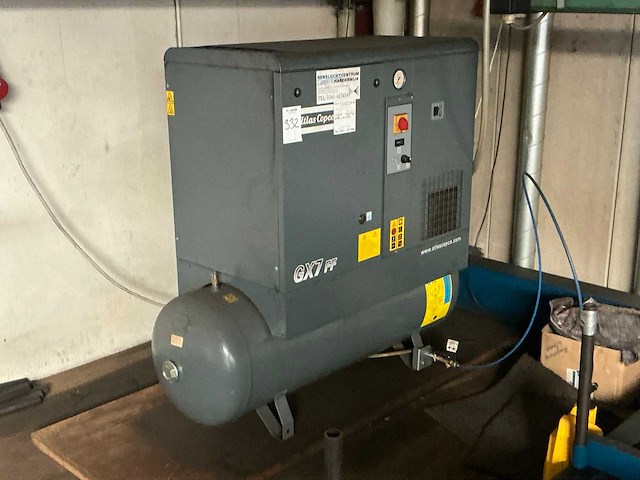 2016 atlas copco gx7ff schroefcompressor - afbeelding 1 van  7