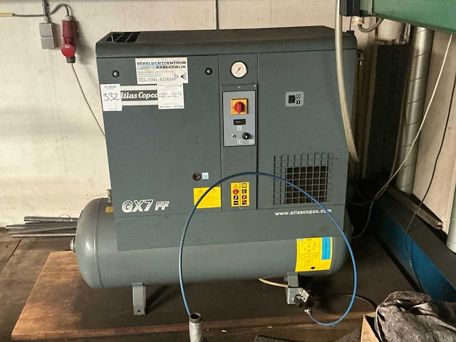 2016 atlas copco gx7ff schroefcompressor - afbeelding 2 van  7