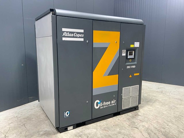 2016 atlas copco ze2 vsd oil-free luchtcompressor - afbeelding 10 van  10