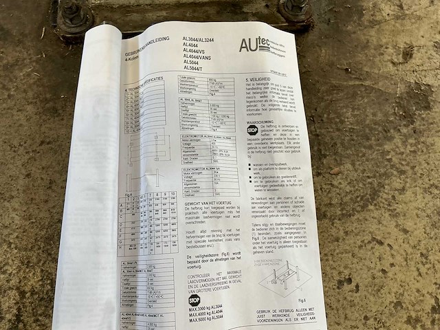 2016 autec al 5044vs hefbrug - afbeelding 8 van  16