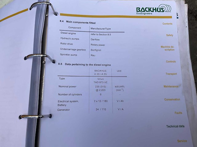 2016 backhus a 55 compost omzetter - afbeelding 33 van  41