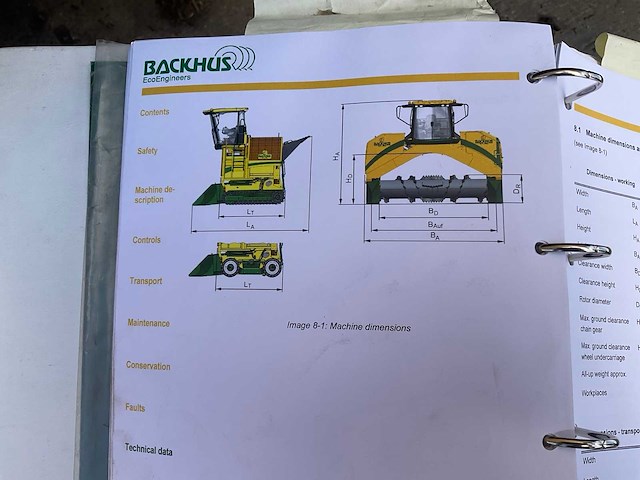 2016 backhus a 55 compost omzetter - afbeelding 36 van  41