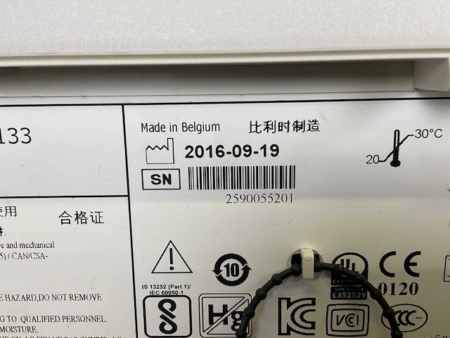 2016 barco mdmc-12133 medische monitor - afbeelding 5 van  6