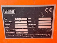 2016 bauer kth 2,5 ‘s’ heftruck hijsjib / hijsarm - afbeelding 6 van  6