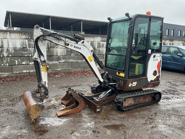 2016 bobcat e19 minigraafmachine - afbeelding 1 van  40