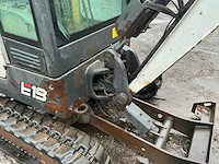 2016 bobcat e19 minigraafmachine - afbeelding 18 van  40