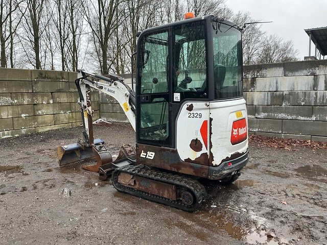 2016 bobcat e19 minigraafmachine - afbeelding 23 van  40