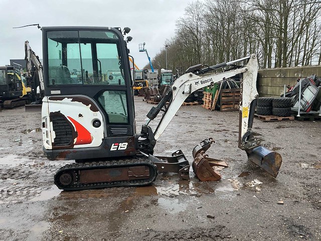 2016 bobcat e19 minigraafmachine - afbeelding 37 van  40