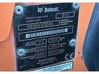 2016 bobcat s70 schranklader / mini wiellader - afbeelding 11 van  19