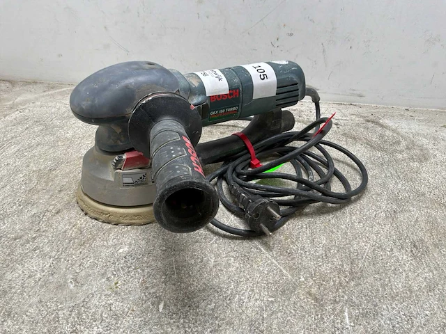 2016 bosch gex 150 turbo excentrische schuurmachine - 150mm - afbeelding 1 van  5