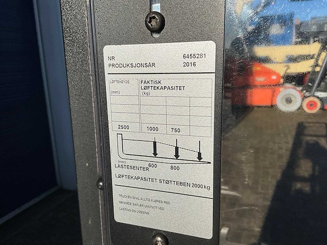 2016 bt spe200d stapelaar - afbeelding 3 van  12