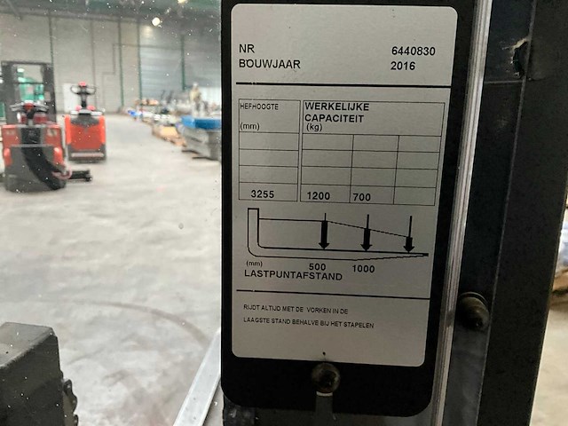 2016 bt staxio swe120s breedspoor stapelaar - afbeelding 2 van  7