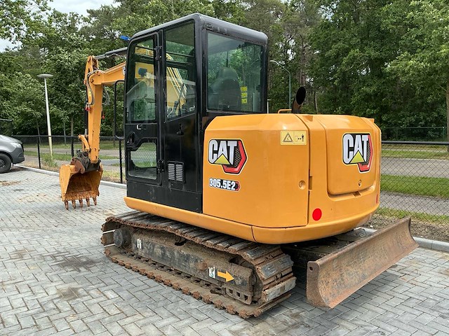 2016 caterpillar 305.5e2 rupsgraafmachine - afbeelding 34 van  37