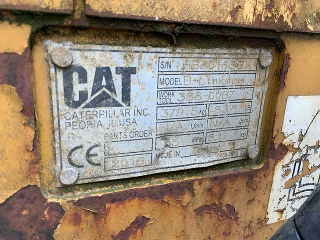 2016 caterpillar b-l linkage snelwissel - afbeelding 7 van  8