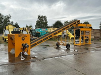 2016 çelikel perpetual semi-automatische silage verpakkingsinstallatie met 2 m³ mengbunker en 7 m transportband - afbeelding 1 van  25