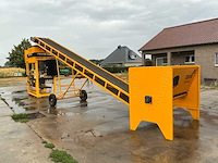 2016 çelikel perpetual semi-automatische silage verpakkingsinstallatie met 2 m³ mengbunker en 7 m transportband - afbeelding 18 van  25