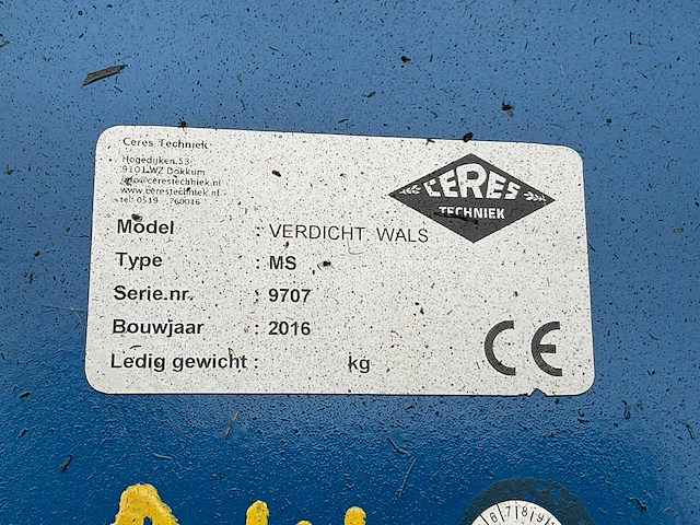 2016 ceres ms kuil verdichtingswals - afbeelding 9 van  9