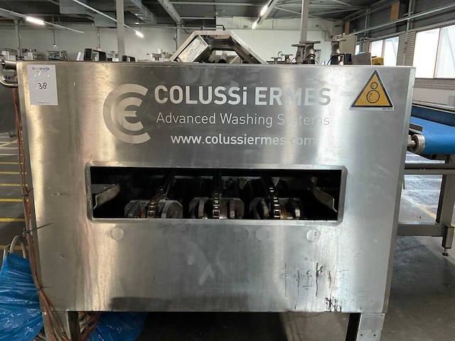 2016 colussi ermes l016-037 rvs platen wasmachine - afbeelding 6 van  7