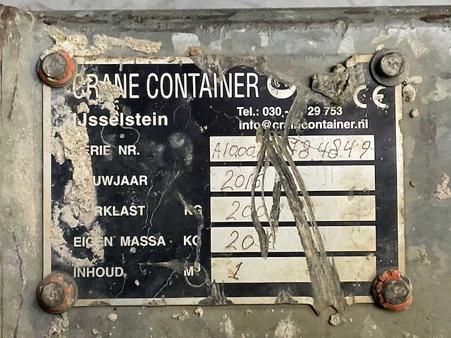 2016 crane container kraan container - afbeelding 5 van  7