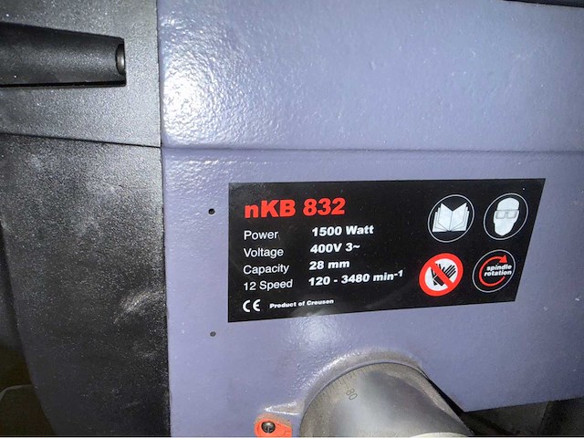 2016 creusen nkb 832 kolomboormachine - afbeelding 8 van  9