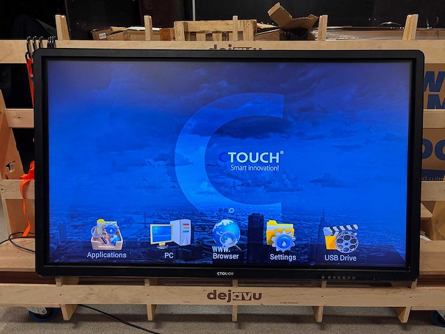 2016 ctouch laser air+ interactive touchscreen 65" - afbeelding 1 van  3