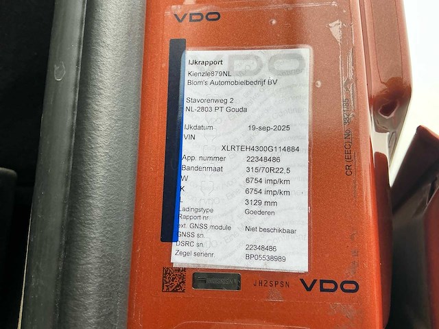 2016 daf h4en3 / xf 460 ft vrachtwagen - afbeelding 43 van  74