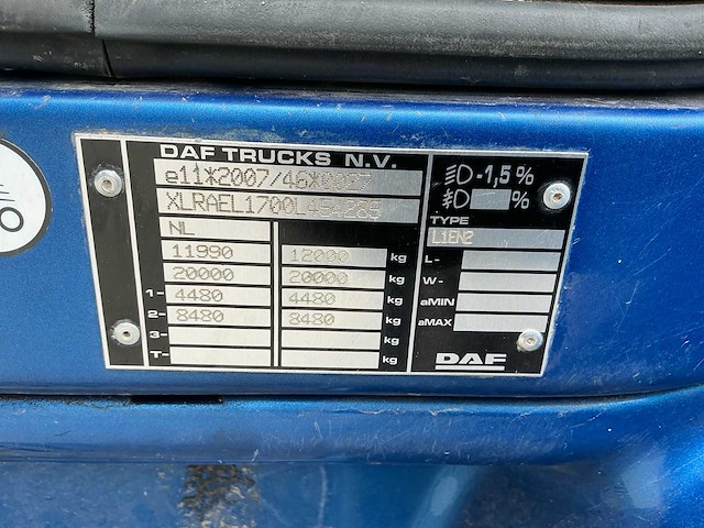2016 daf lf haakarm systeem vrachtwagen - afbeelding 15 van  34