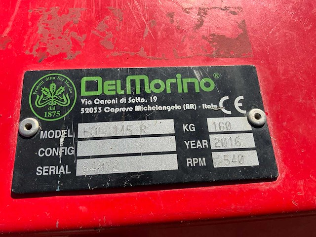 2016 del morino hol145r freesmachine - afbeelding 11 van  15