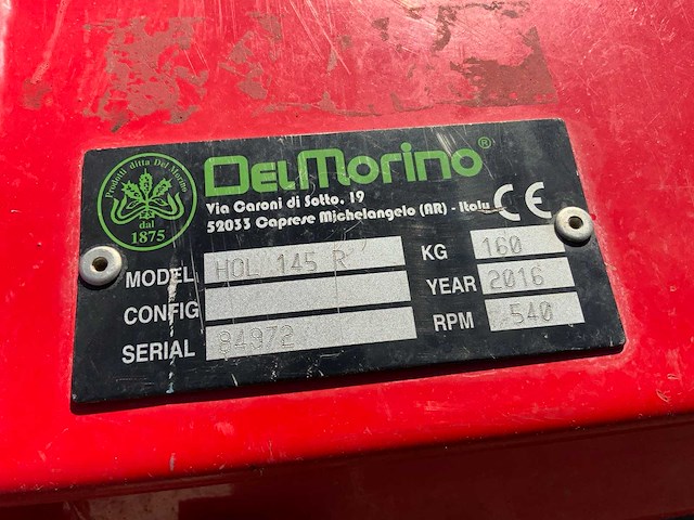2016 del morino hol145r freesmachine - afbeelding 12 van  15