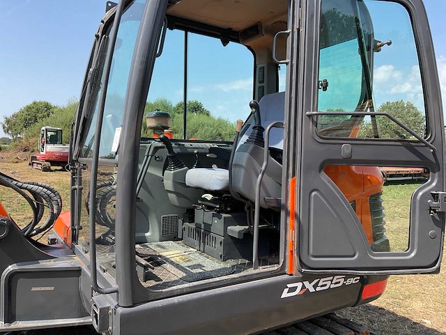 2016 doosan dx55-9c midigraafmachine - afbeelding 7 van  20