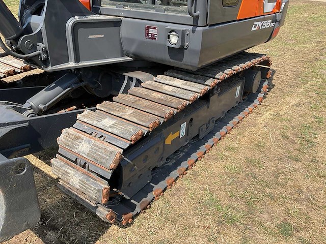 2016 doosan dx55-9c midigraafmachine - afbeelding 17 van  20