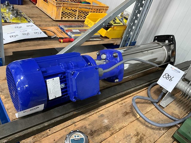 2016 dpv 2/18 b verticale meertraps centrifugaalpomp - afbeelding 2 van  6