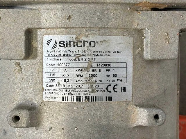 2016 e-power ep4100 aggregaat benzine 3,6kva 2x ra - afbeelding 5 van  7