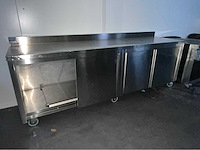 2016 emainox werktafel roestvast staal - afbeelding 1 van  7