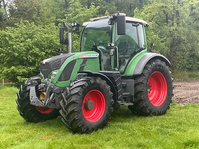 2016 fendt 516 vario vierwiel aangedreven landbouwtractor - afbeelding 1 van  48