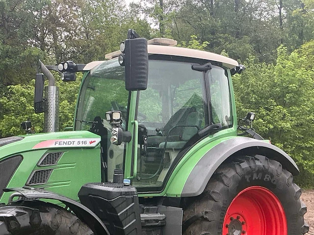 2016 fendt 516 vario vierwiel aangedreven landbouwtractor - afbeelding 9 van  48